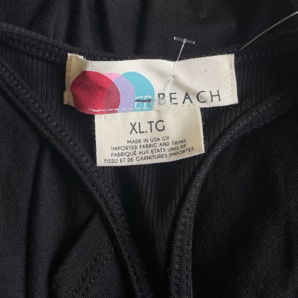 Free People FP Beach Bethany Cut Out Midi Dress Black NEW - Picture 8 of 9